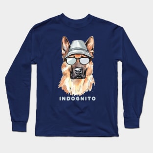 German Shepherd Indognito Long Sleeve T-Shirt